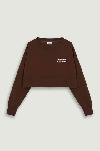 Matcha & Pilates Sweater Cocoa Brown