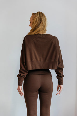 Matcha & Pilates Sweater Cocoa Brown