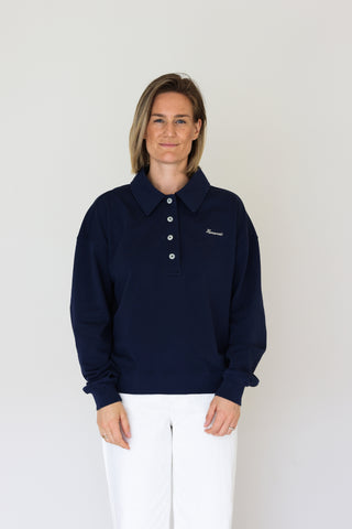 The Polo Sweatshirt Navy Blue