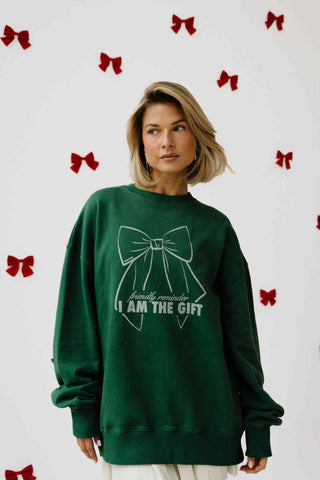 The Gift Sweater Forest Green