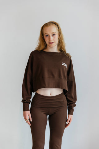 Matcha & Pilates Sweater Cocoa Brown