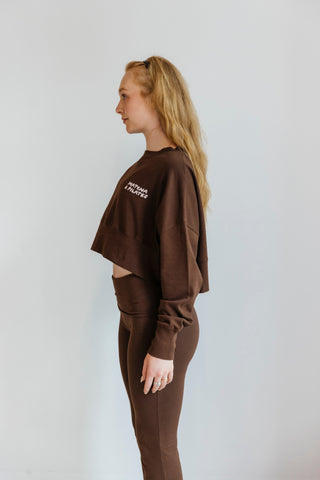 Matcha & Pilates Sweater Cocoa Brown