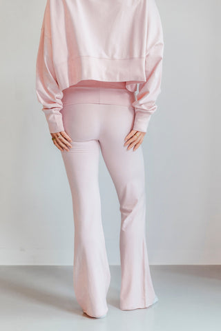 2nd Skin Foldover Pants Soft Pink