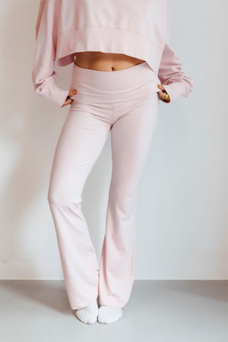 2nd Skin Foldover Pants Soft Pink