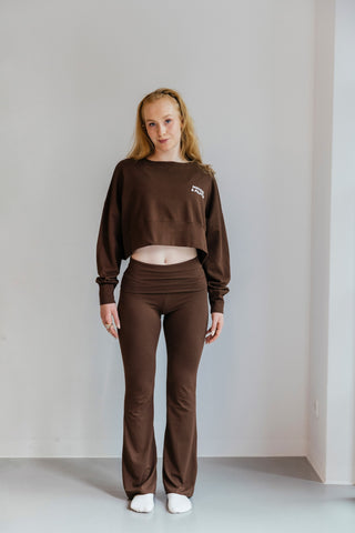 Matcha & Pilates Sweater Cocoa Brown