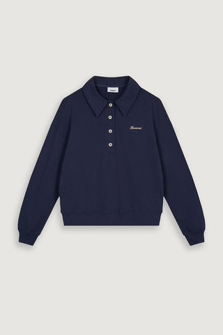 The Polo Sweatshirt Navy Blue