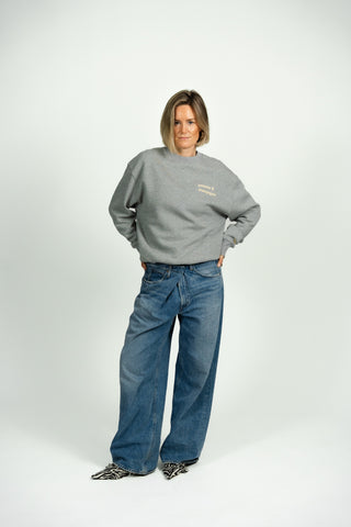 Pommes & Champagner Sweater Yellow