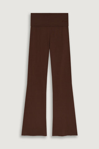 2nd Skin Foldover Pants Cocoa Brown