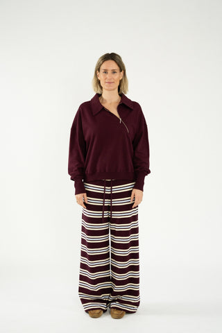 Asymmetric Zipper Sweater