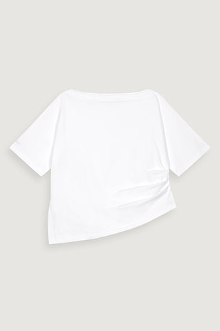 Asymmetric Off-Shoulder Tee