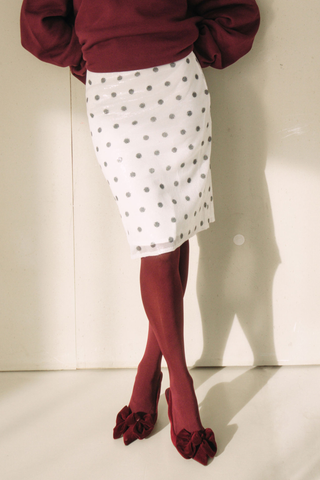 The Midi Sequin Skirt