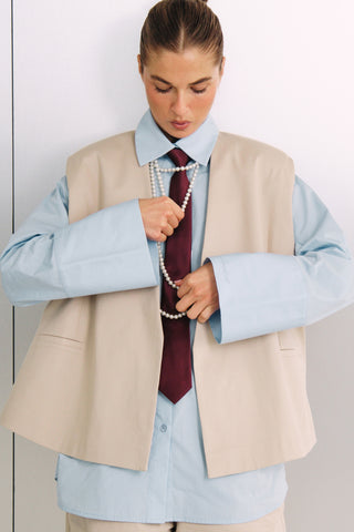 Oversized Tailored Vest