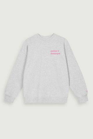 Pommes &#038; Champagner Sweater Grey