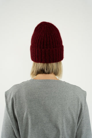 Soft Wool Beanie Burgundy