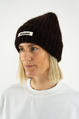 Soft Wool Beanie Coffee Bean