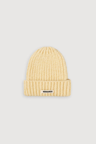 Soft Wool Kids Beanie Butter Yellow