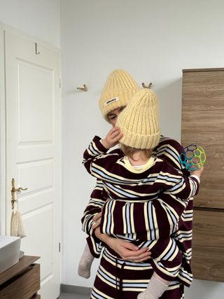 Soft Wool Kids Beanie Butter Yellow