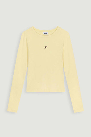 The Best Rib Longsleeve Butter Yellow