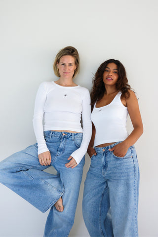 The Best Rib Longsleeve Off White