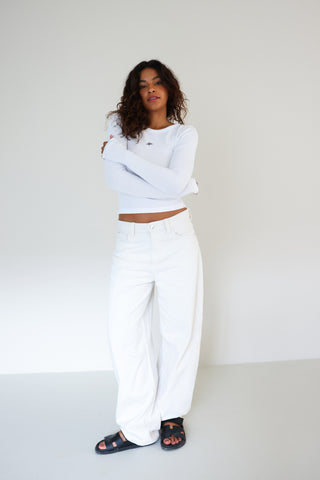 The Best Rib Longsleeve Off White