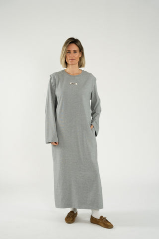 The Framed Shoulder Maxi Dress