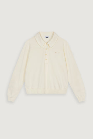 The Polo Sweatshirt Cream