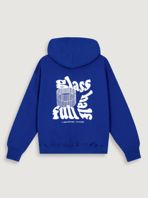 Glass Hoodie Electric Blue